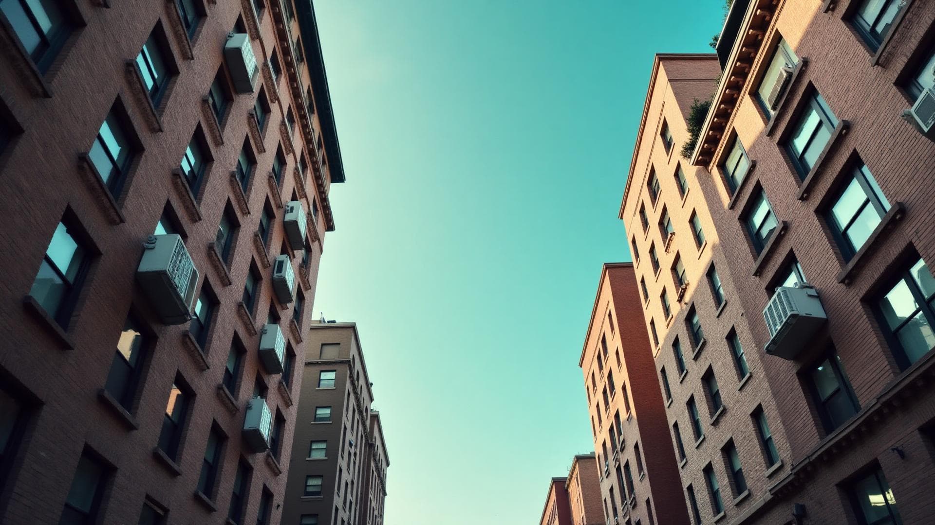 NYC apartment buildings with PTAC air conditioning units - EDK Solutions Energy Platform